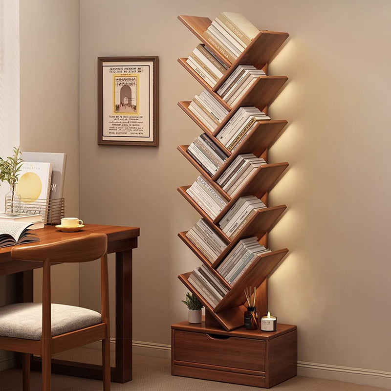Contemporary Creative Rectangular Eco-Friendly Board 6/8/10/12 Tier Bookshelves For Home Office
