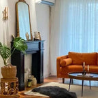 Traditional Vintage Square Artificial Wood Panel Veneer Mantel For Living Room