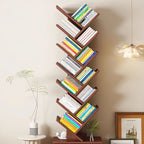 Contemporary Creative Rectangular Eco-Friendly Board 6/8/10/12 Tier Bookshelves For Home Office