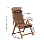 Tumbona reclinable rectangular tradicional de granja, de PE trenzado con estructura de acero, reposabrazos y respaldo para sala de estar