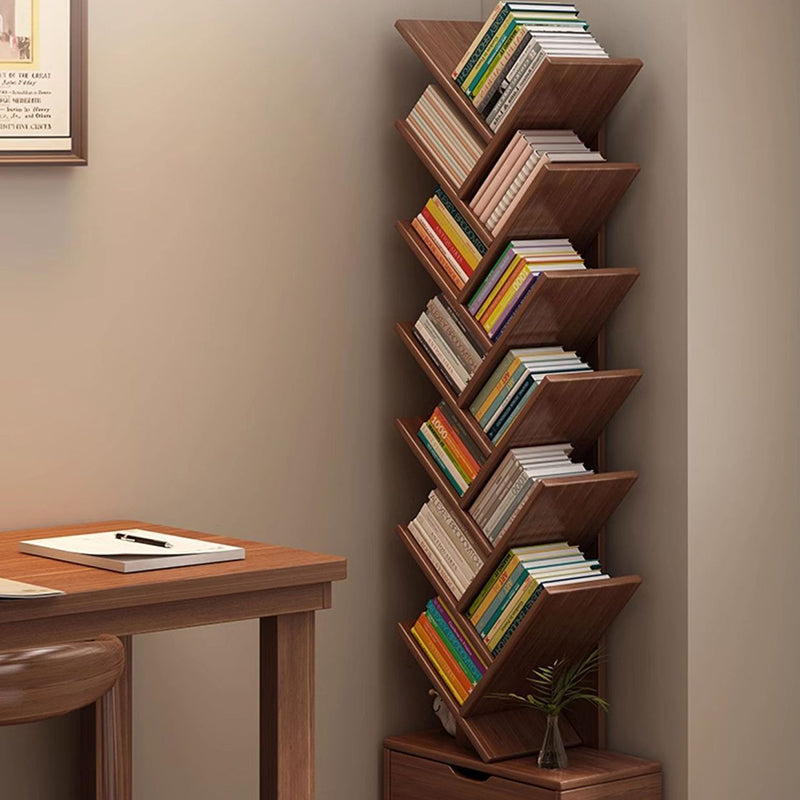 Contemporary Creative Rectangular Eco-Friendly Board 6/8/10/12 Tier Bookshelves For Home Office