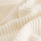 Sofá reclinable cuadrado moderno minimalista con respaldo y reposapiés plegables — pana y acolchado de algodón y esponja, tapizado de piel sintética, estructura de madera y acero al carbono para dormitorio