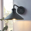 Lámpara de pared cónica moderna minimalista de hierro de 1 luz para patio exterior