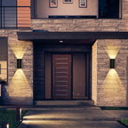 Modern Simplicity Solar Waterproof ABS Acrylic Cubic LED Wall Sconce Lamp For Outdoor Patio