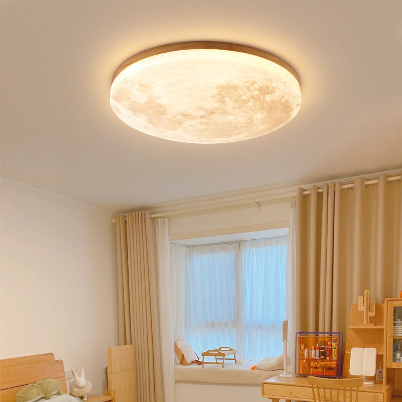 Celestial Moon Ceiling Light Dimmable Zen Lamp for Yoga Studio, Meditation Room and Living Room