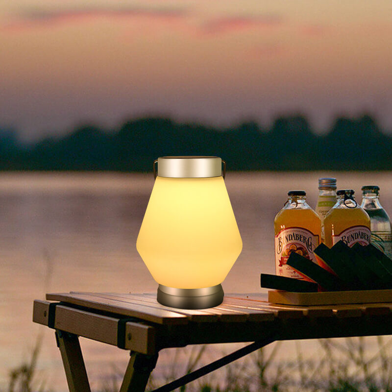 Portable Solar LED Camping Lantern Rechargeable Outdoor Tent Light for Hiking, Survival and Emergencies