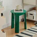 Taburete Bajo Moderno Creativo con Base de Plástico ABS Redonda-Rectangular-Triangular – Acento para Sala de Estar