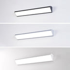 Lámpara de pared LED impermeable rectangular de aluminio industrial contemporánea para patio exterior