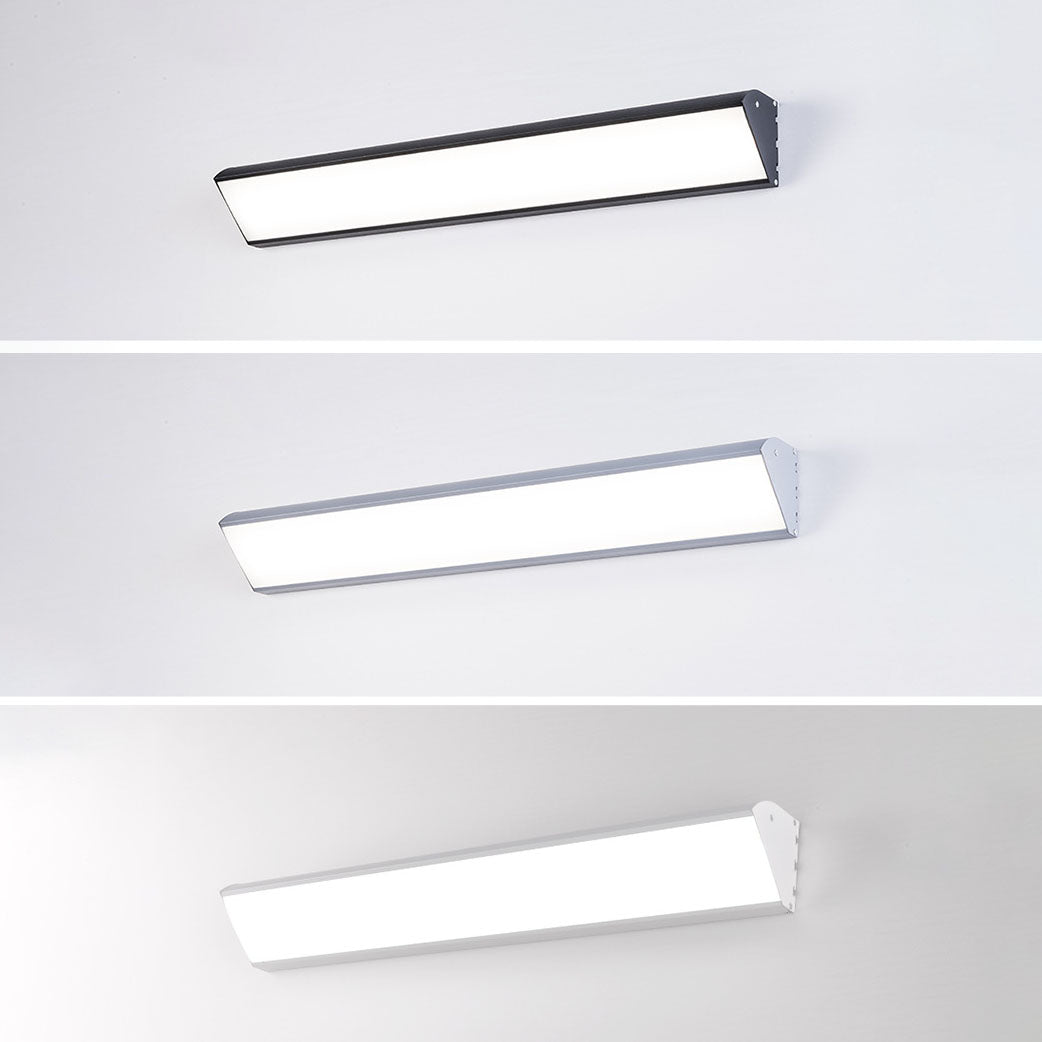 Contemporary Industrial Rectangular Aluminum PC Waterproof LED Wall Sconce Lamp For Outdoor Patio