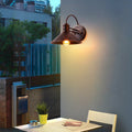 Contemporary Industrial Barn Iron Antique 1-Light Outdoor Waterproof Wall Sconce Lamp For Outdoor