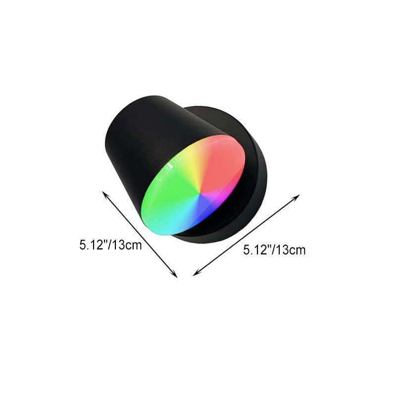 Contemporary Industrial Aluminum Adjustable Spotlight LED Waterproof Wall Sconce Lamp For Outdoor Patio