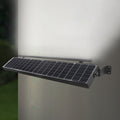 Luz LED rectangular de aluminio contemporánea para exteriores, con energía solar, contorno de línea, impermeable, industrial para jardín