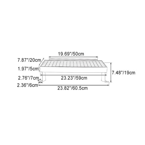 Contemporary Industrial Waterproof Solar Line Contour Light Rectangle Aluminum LED Outdoor Light For Garden