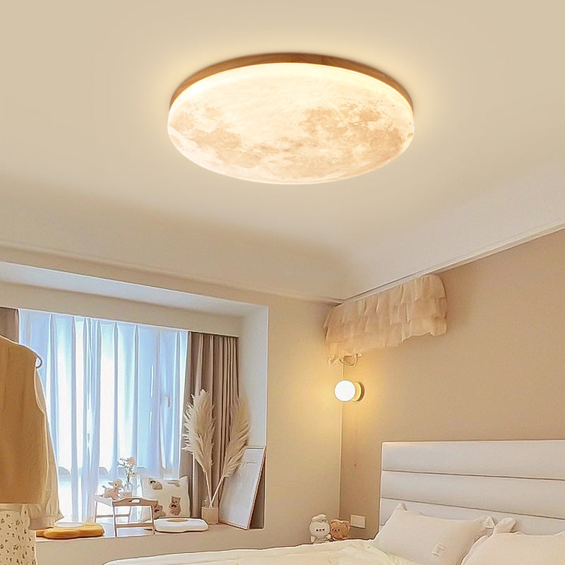 Celestial Moon Ceiling Light Dimmable Zen Lamp for Yoga Studio, Meditation Room and Living Room