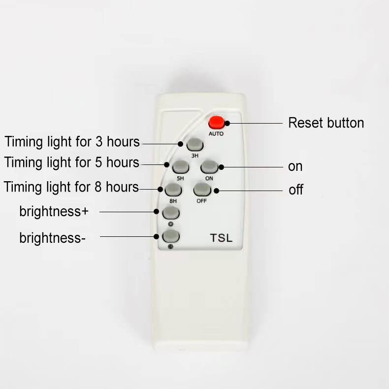 Lámpara de pared moderna solar impermeable de acrílico con tira larga LED para exteriores