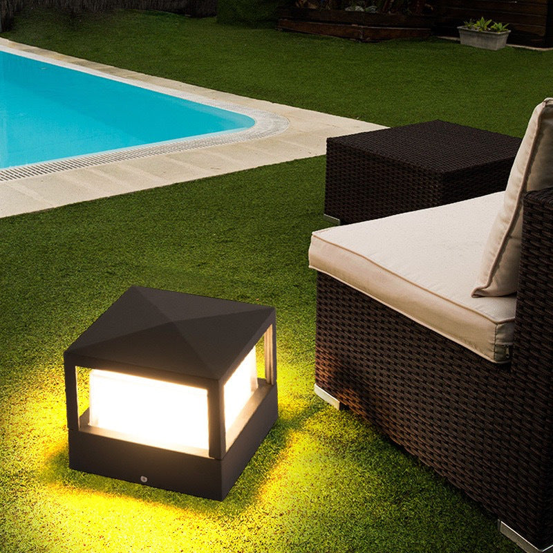 Heavy-Duty Industrial Aluminum Cylinder LED Bollard Landscape Light Waterproof IP65 for Outdoor Garden Pathway Driveway Yard Commercial Wholesale