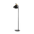 Contemporary Nordic Round Macaron Metal 1-Light Standing Floor Lamp For Living Room