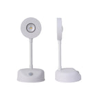 Lámpara de pared LED redonda, recargable, con sensor de movimiento, de ABS, impermeable, para patio exterior, de simplicidad moderna