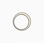 Modern Minimalist Crescent Circle Stainless Steel PC Waterproof LED Wall Sconce Lamp For Outdoor Patio