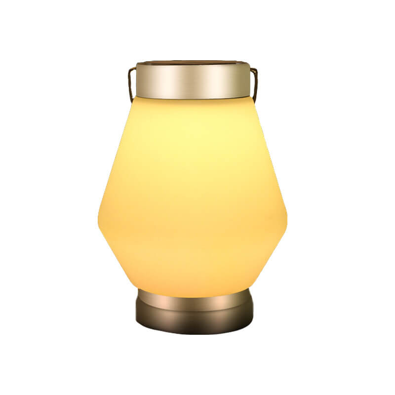 Portable Solar LED Camping Lantern Rechargeable Outdoor Tent Light for Hiking, Survival and Emergencies