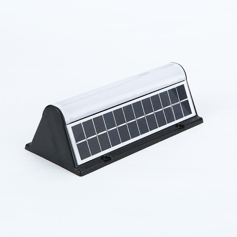 Lámpara de pared moderna solar impermeable de acrílico con tira larga LED para exteriores
