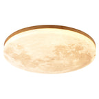 Celestial Moon Ceiling Light Dimmable Zen Lamp for Yoga Studio, Meditation Room and Living Room