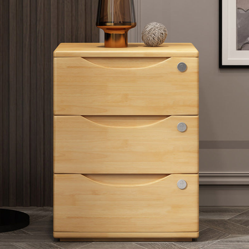 Mesita de noche japonesa tradicional rectangular de madera de caucho y metal con 2/3 cajones para cabecera