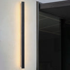 Lámpara de pared LED retro rectangular impermeable para exteriores
