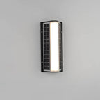 Lámpara de pared moderna solar impermeable de acrílico con tira larga LED para exteriores