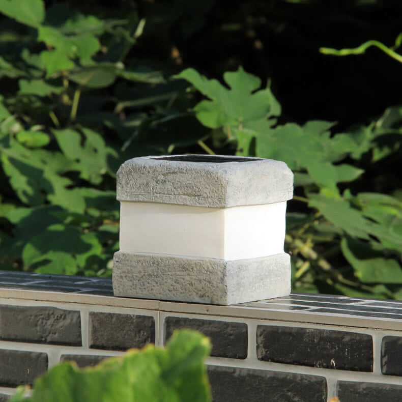 Waterproof Solar Simulation of Rock Lights Faux Stone LED Pathway Lamp Landscape Lighting for Garden and Yard