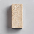 Organic Modern Natural Travertine Wall Sconce Waterproof LED Up/Down Accent Light for Indoor and Outdoor Decor