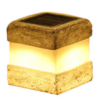 Waterproof Solar Simulation of Rock Lights Faux Stone LED Pathway Lamp Landscape Lighting for Garden and Yard