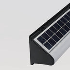 Lámpara de pared moderna solar impermeable de acrílico con tira larga LED para exteriores
