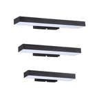 Modern Linear LED Motion Sensor Outdoor Wall Sconce Waterproof Exterior Front Porch Light Fixture