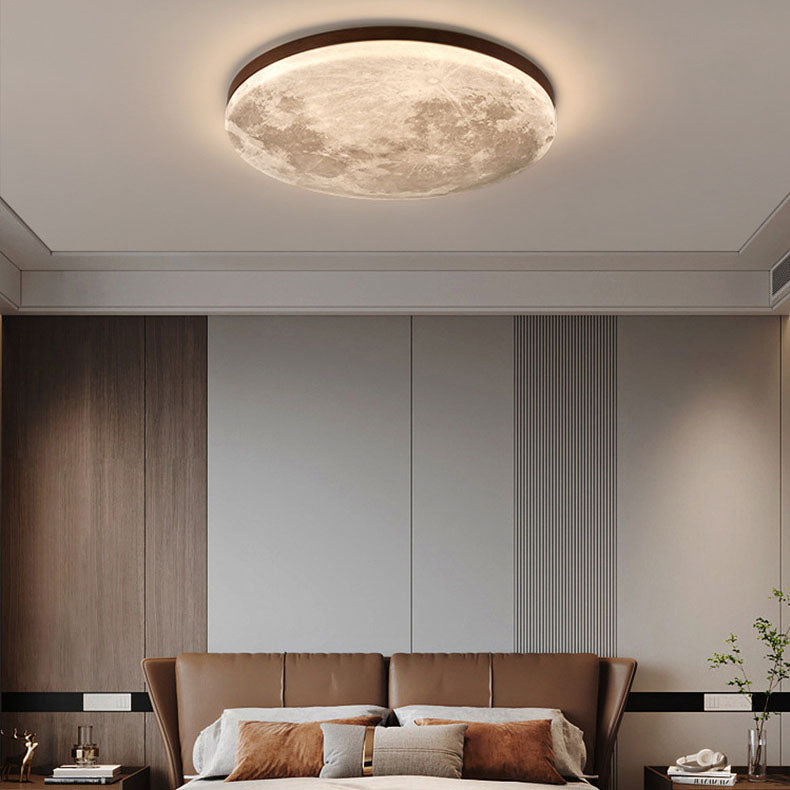 Celestial Moon Ceiling Light Dimmable Zen Lamp for Yoga Studio, Meditation Room and Living Room