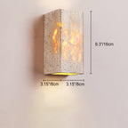Organic Modern Natural Travertine Wall Sconce Waterproof LED Up/Down Accent Light for Indoor and Outdoor Decor