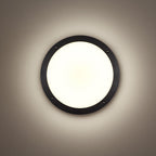 Modern Minimalist Waterproof Aluminum Acrylic Circle Round LED Outdoor Wall Light For Garden