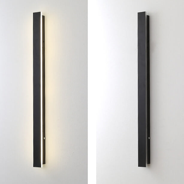 Lámpara de pared LED retro rectangular impermeable para exteriores