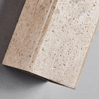 Organic Modern Natural Travertine Wall Sconce Waterproof LED Up/Down Accent Light for Indoor and Outdoor Decor