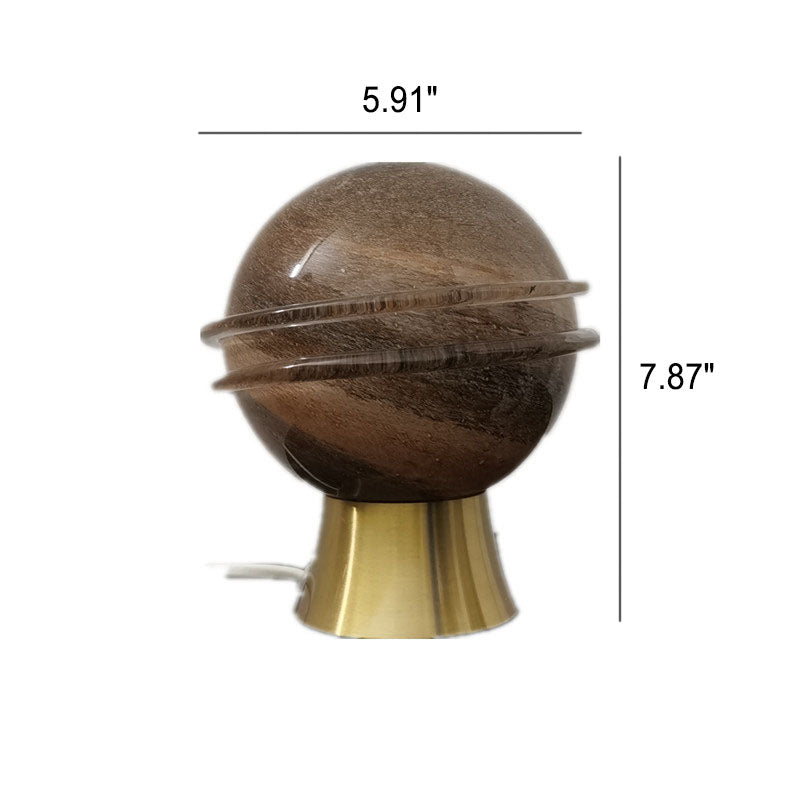 Saturn Planet LED Table Lamp Dimmable Galaxy Night Light Space Theme Bedside Desk Decor for Kids Room and Gamers