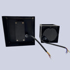 Aplique de pared LED cuadrado de aluminio y acrílico, impermeable, moderno y minimalista para jardín