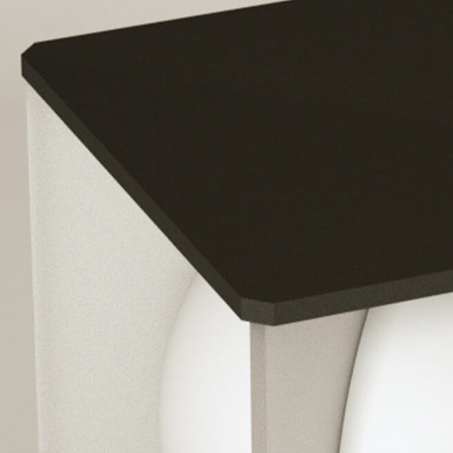 Modern Minimalist Square Globe LED Post Cap Light Waterproof IP65 Outdoor Pillar Lamp for Garden Fence Patio Wholesale