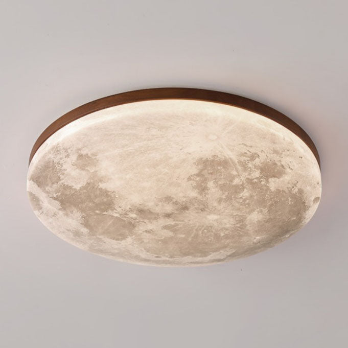 Celestial Moon Ceiling Light Dimmable Zen Lamp for Yoga Studio, Meditation Room and Living Room