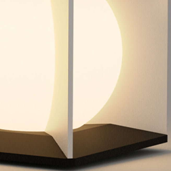 Modern Minimalist Square Globe LED Post Cap Light Waterproof IP65 Outdoor Pillar Lamp for Garden Fence Patio Wholesale