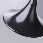 Contemporary Industrial Aluminum Horn Shape 1-Light Wall Sconce Lamp For Outdoor Patio