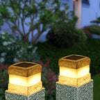 Waterproof Solar Simulation of Rock Lights Faux Stone LED Pathway Lamp Landscape Lighting for Garden and Yard