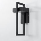 Architectural Geometric LED Outdoor Wall Sconce Waterproof Stainless Steel Exterior Porch Light for Modern Front Door and Patio