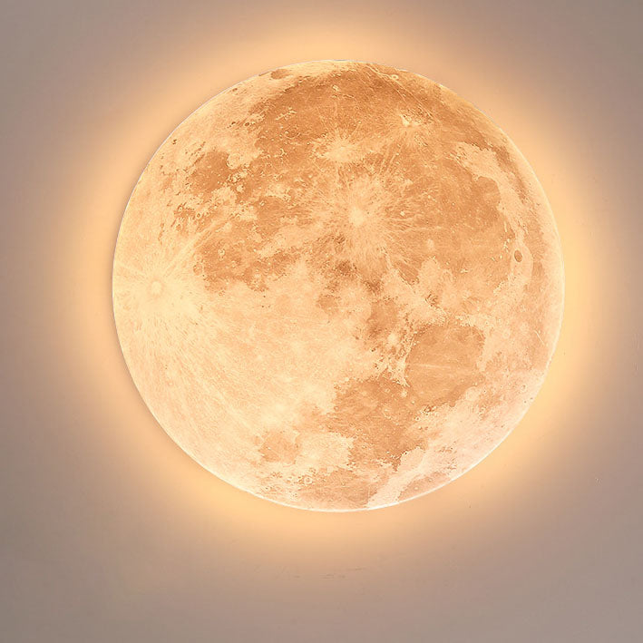 Celestial Moon Ceiling Light Dimmable Zen Lamp for Yoga Studio, Meditation Room and Living Room