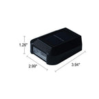 Waterproof Solar Up and Down Wall Sconce Outdoor LED Fence Light Modern Exterior Lighting for Patio and Porch