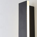 Lámpara de pared LED retro rectangular impermeable para exteriores